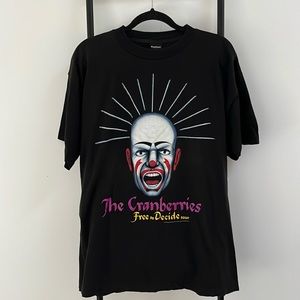 Rare Vintage 1996 The Cranberries Free to Decide Tour Poly Gram T-shirt Size XL